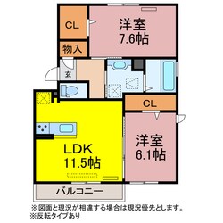 ルミエールの物件間取画像